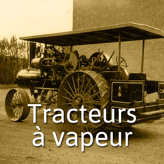tracteurs à vapeur